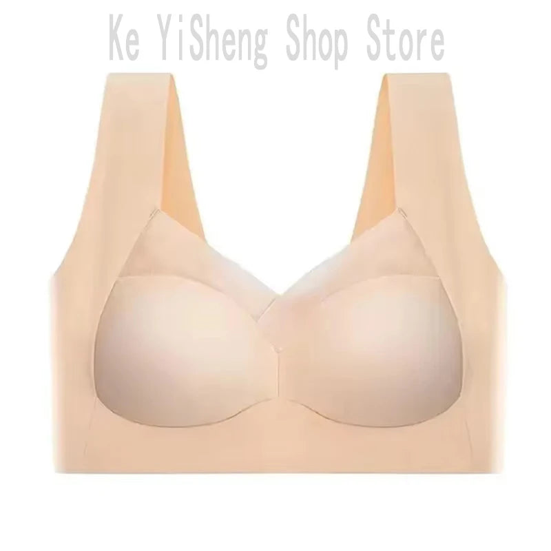 Women's sports underwear Invisible bra seamless breathable comfortable elastic shockproof underwear without steel rings 
