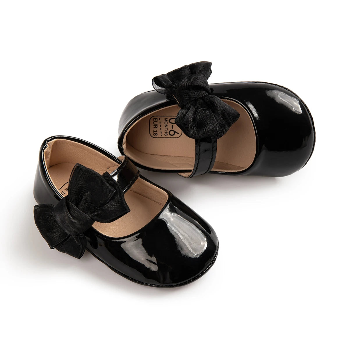Baby Princess PU Toddler Shoes with Bow