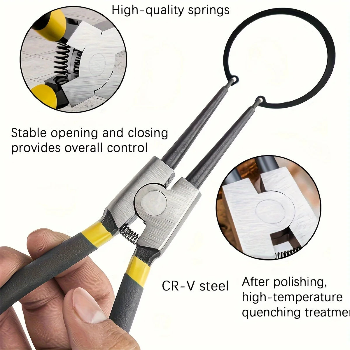 Four-Piece Snap-Ring Pliers Set