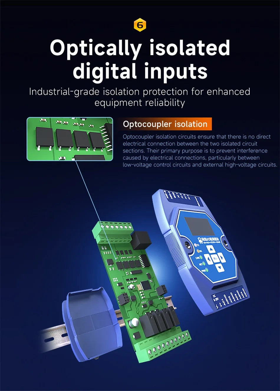 ME31 Ethernet Modbus I/O-module