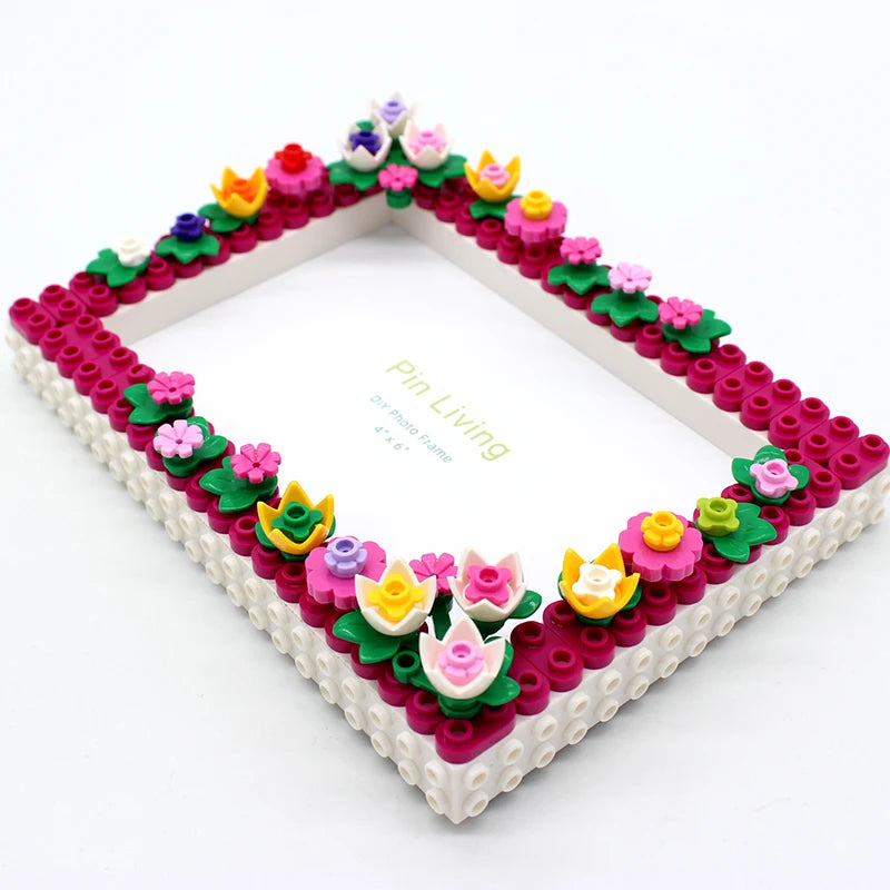 DIY Building-Block Photo Frame Kit, 6 or 7 Inch