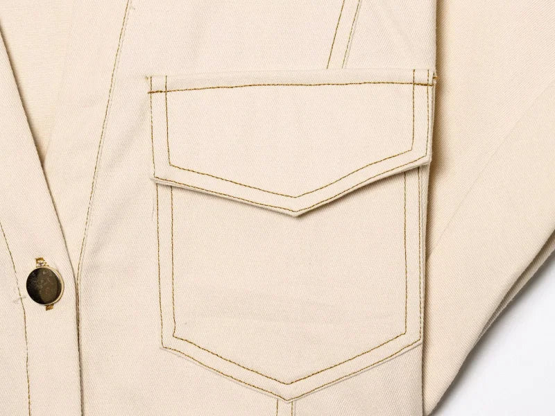 ETJ 2025  Spring New 1975 series denim MIDI dress with lapel side zipper fashion wrinkle waist slim elegant dress 