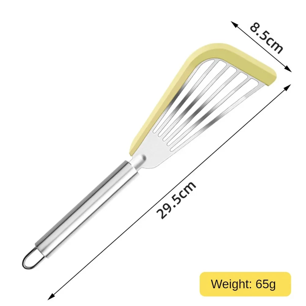 Kitchen Turner, Silicone/Steel Style Options