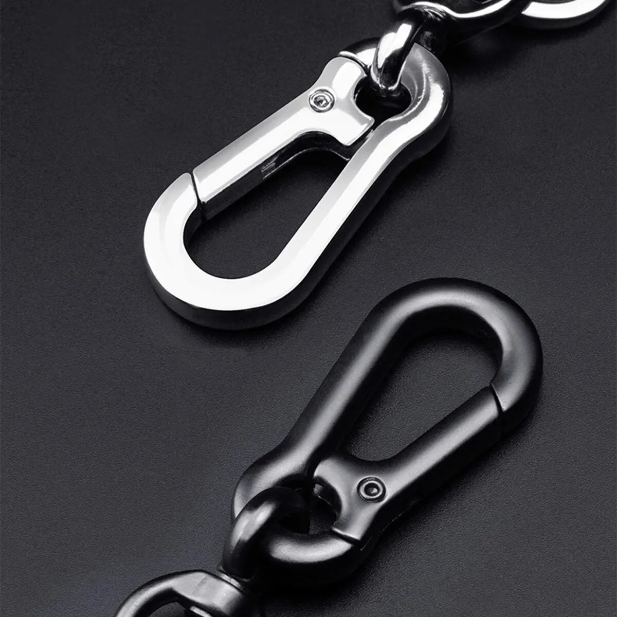 Trendy DIY Mobile Phone Number Plate Pendant Keychain for Men Punk Simple Woven Leather Rope Anti-lost Car Key Chain Accessories 