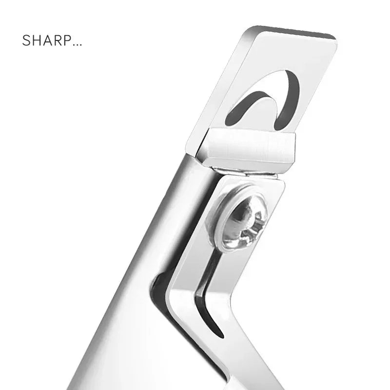 Professional False Nail Clippers False Nail Nippers Pointed ClippersUType Nail Clippers Acrylic False Nail Edge Trimmer Stainles 