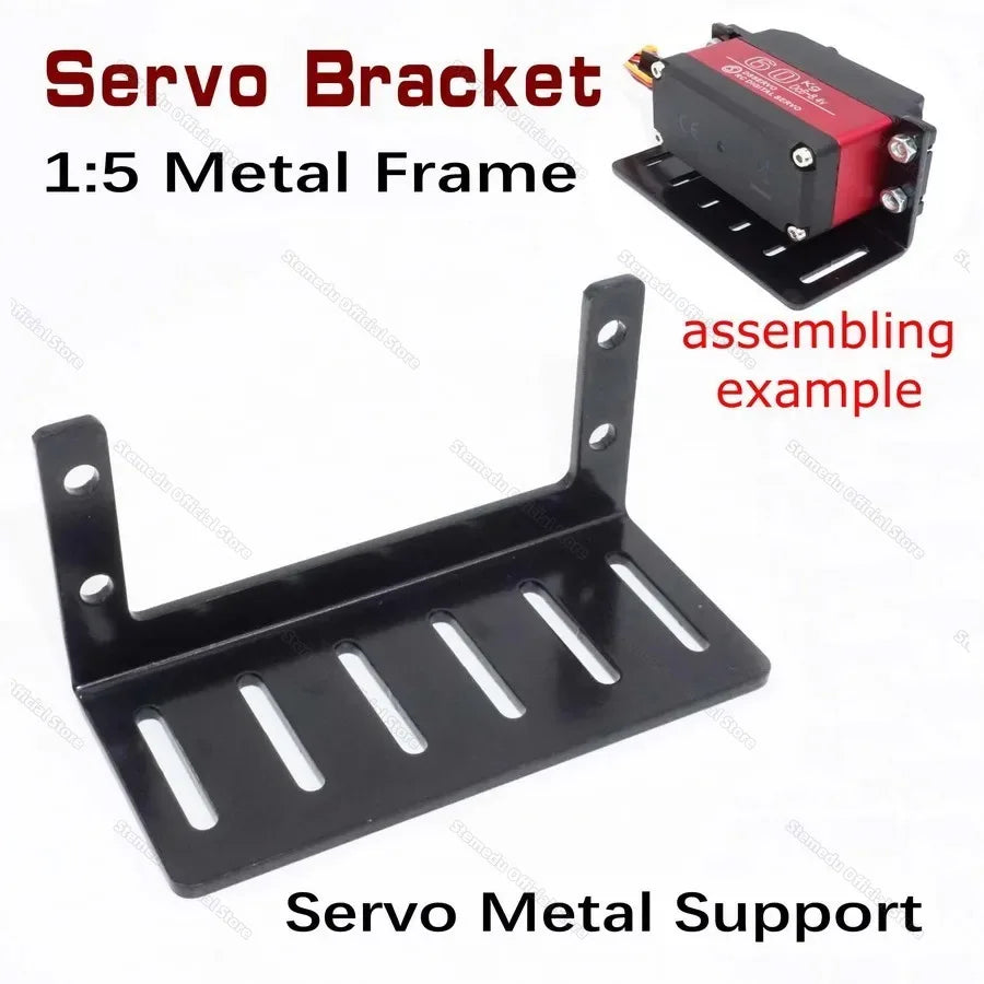Metal Mounting Bracket for 1:5 Scale Servos