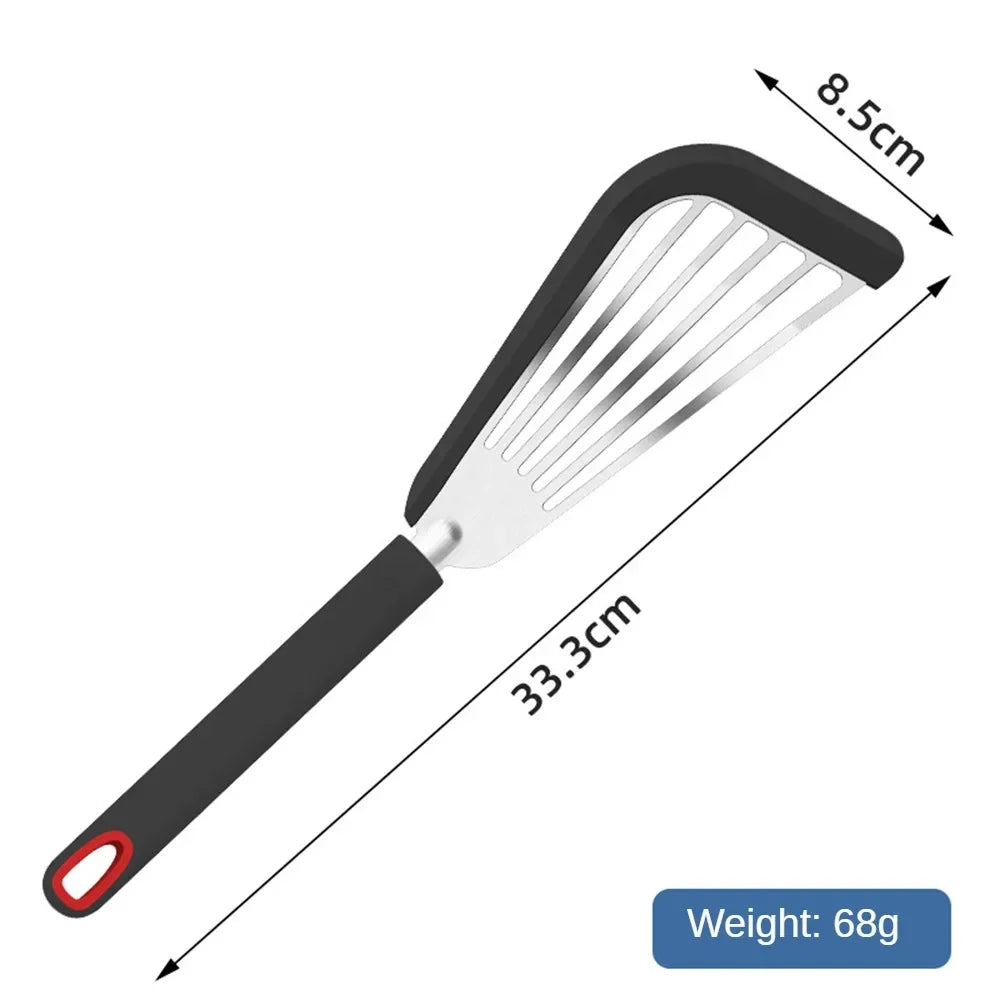 Kitchen Turner, Silicone/Steel Style Options