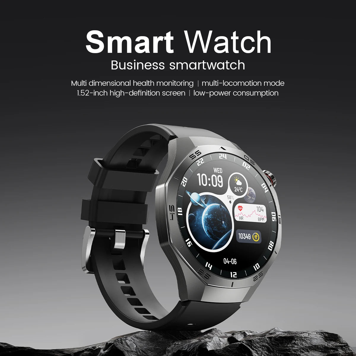 2025New For Android and ios Smart Watch Men AMOLED Screen GPS Motion trajectory Heart Rate Bluetooth Calls SmartWatch Waterproof 