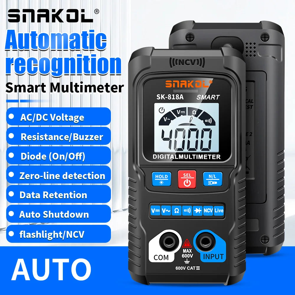 SK-818A Auto-Range Digital Multimeter