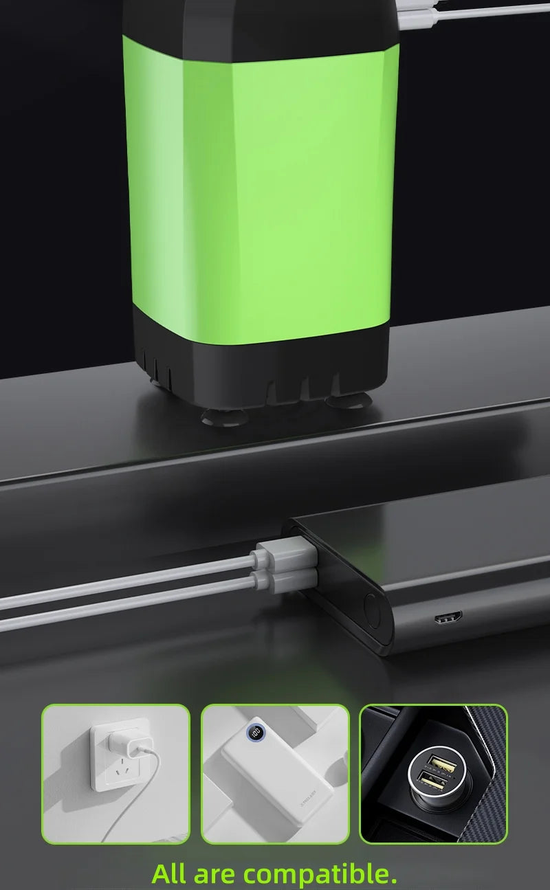 Rechargeable Portable Shower Pump with Display