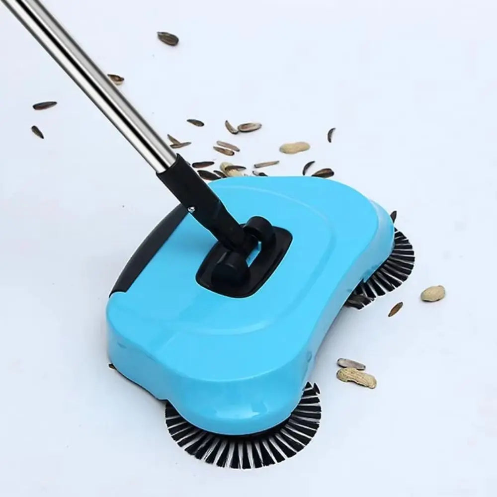 Manual Push Floor Sweeper with Adjustable Handle