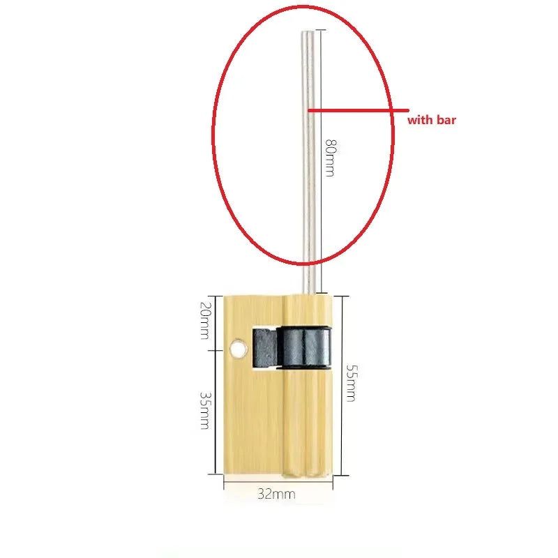 Replacement Cylinder for Compatible Smart Door Locks
