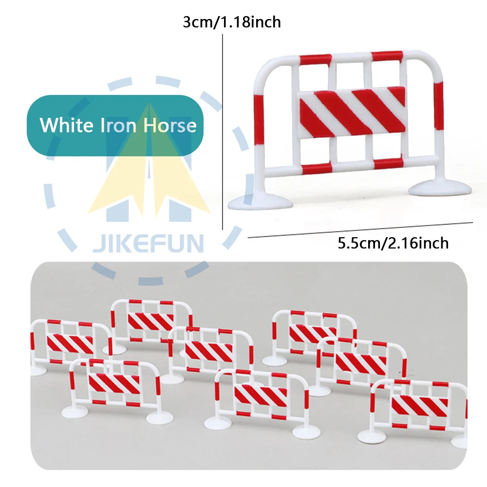 Mini RC Track Barriers & Traffic Props, Multiple Pack Sizes