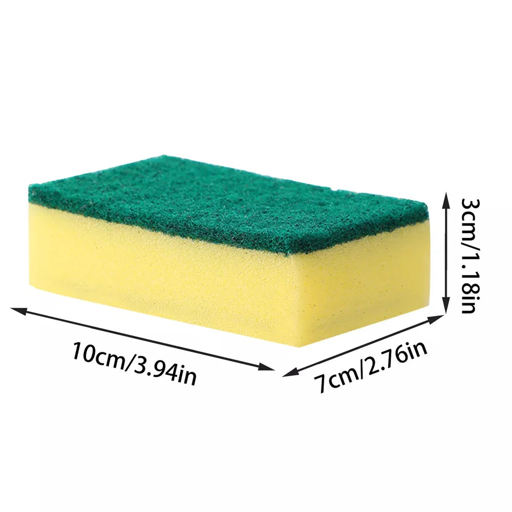 30PCS Dishwashing Sponge Kitchen Nano Emery Magic Clean Rub Pot Rust Focal Stains Sponge Removing Kit Cleaning Brush Sponges 