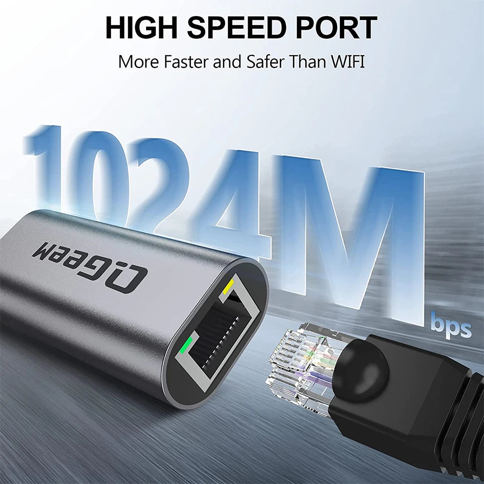 USB-C Gigabit Ethernet Adapter
