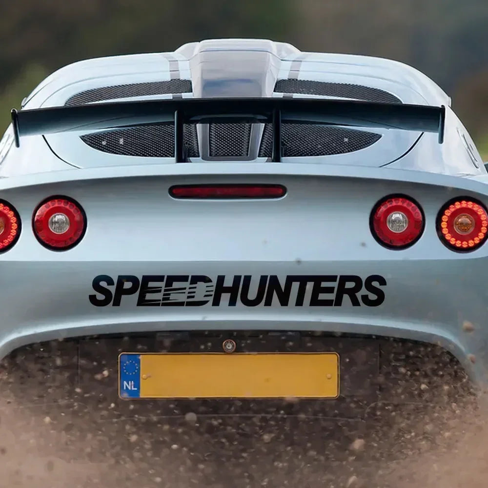 100*10CM стикери за кола Speed Hunters с графики, водоустойчиви винилови стикери за състезателно тяло, задна броня на камион, стикер за заден прозорец, тунинг аксесоари