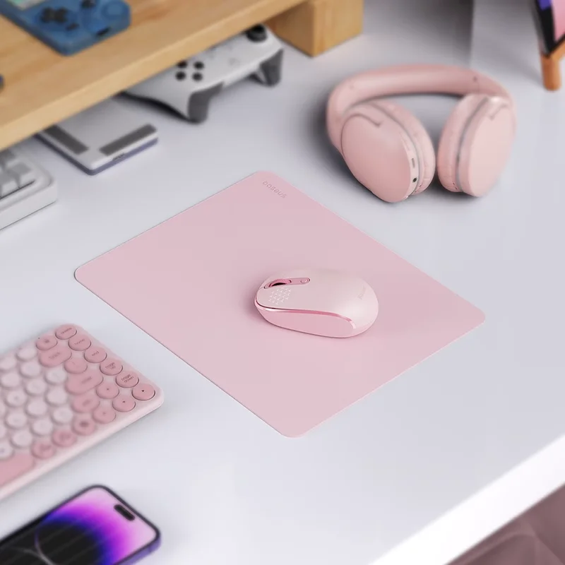Mouse pad Baseus din piele PU, 26*21cm, impermeabil, antiderapant, pentru birou, PC, gaming și accesorii pentru computer desktop