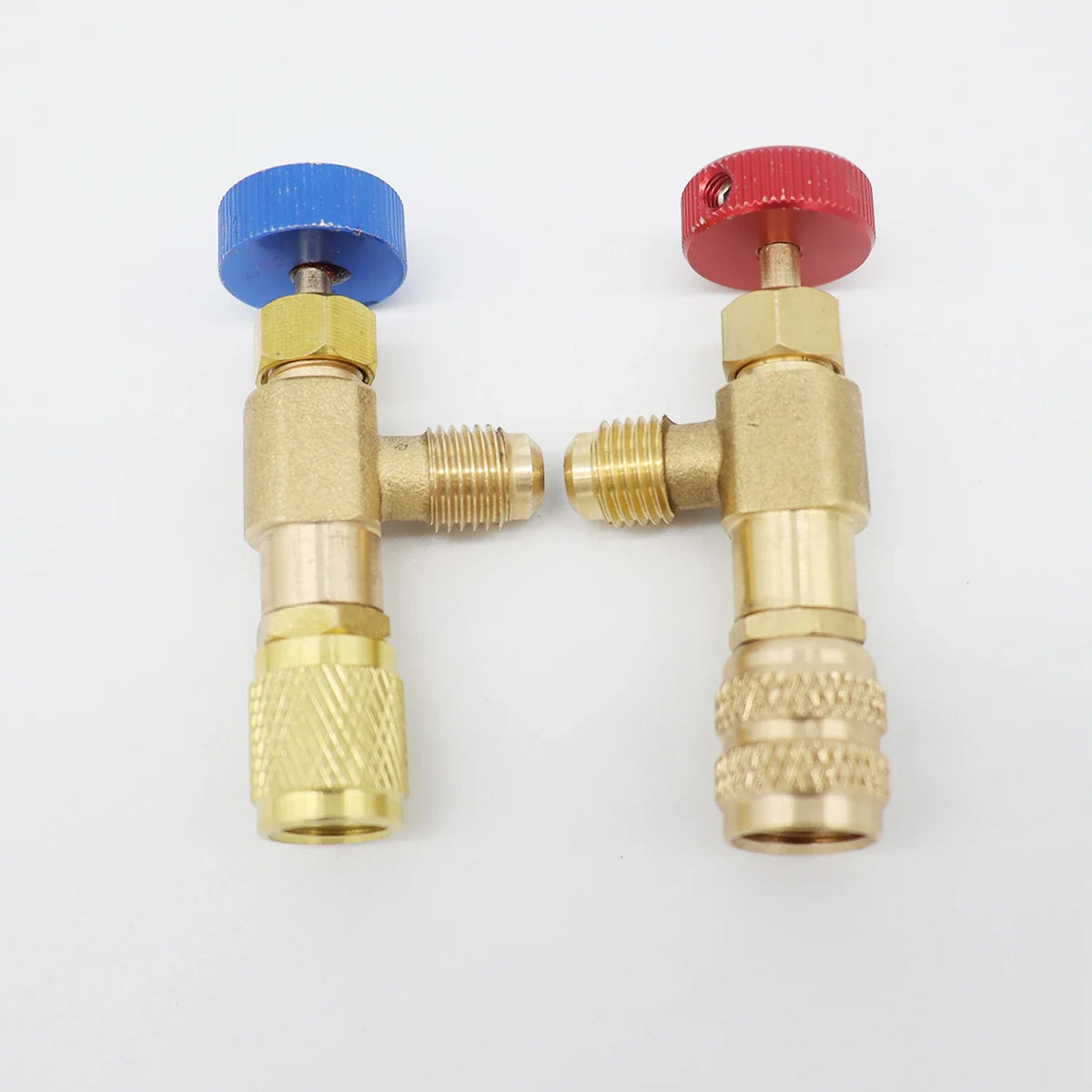 Valve de sécurité liquide R410A R22 Frigorifique Connecteur de sécurité 1/4 "Adaptateur de sécurité Réparation de climatisation et fluide liquide