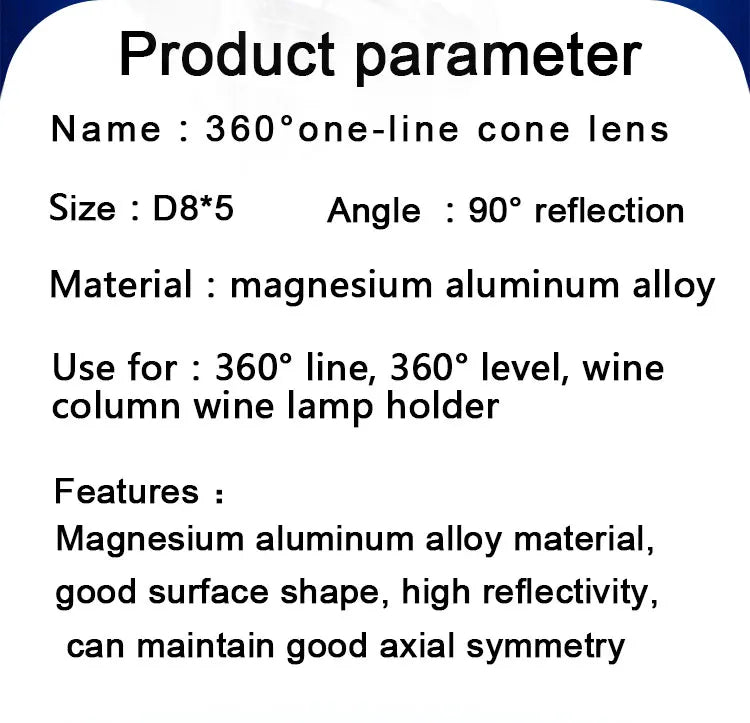 360-Degree Laser Level Module and Optic Options
