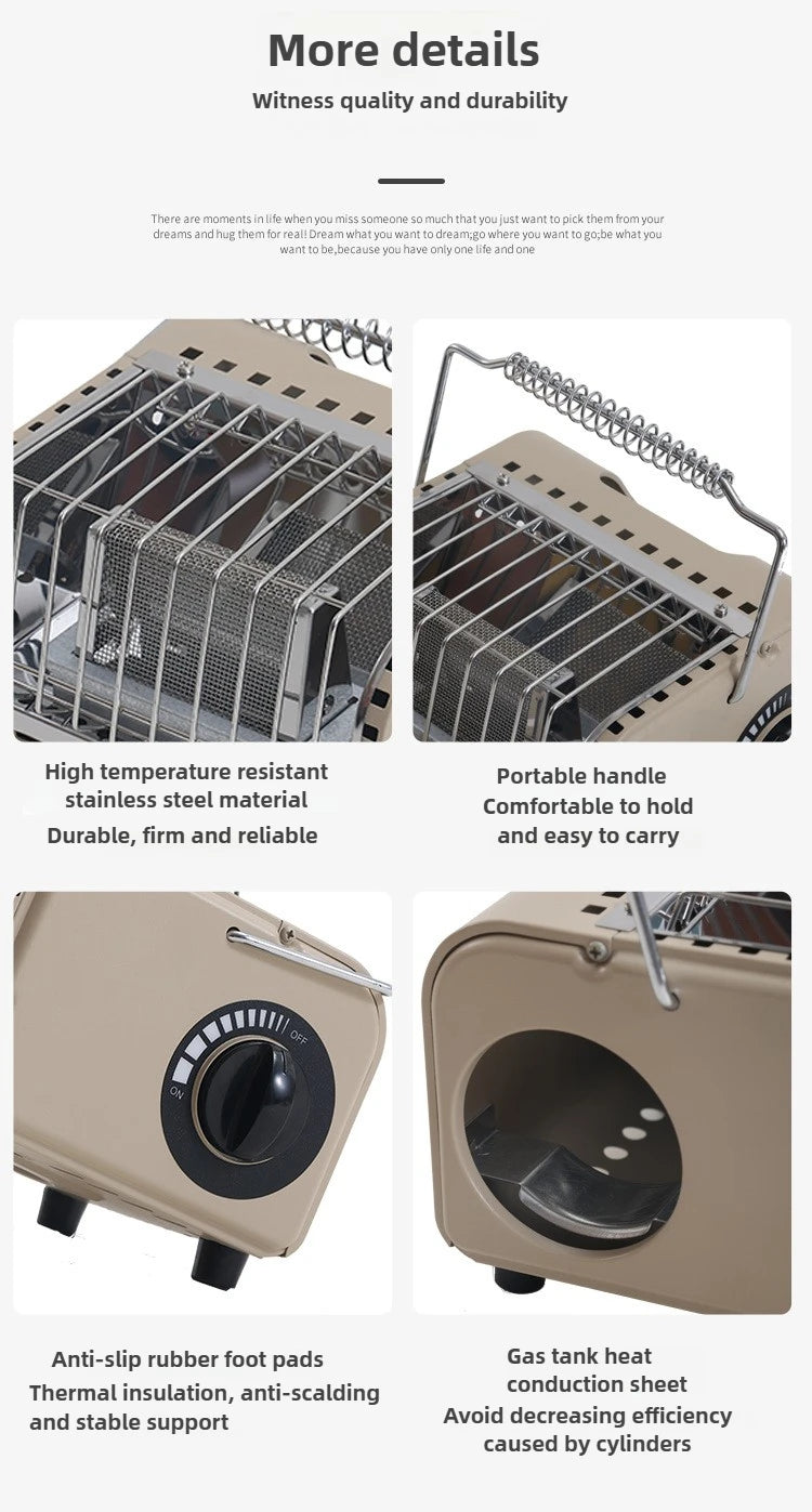 Outdoor Mini Heating Stove Portable Butane Burner