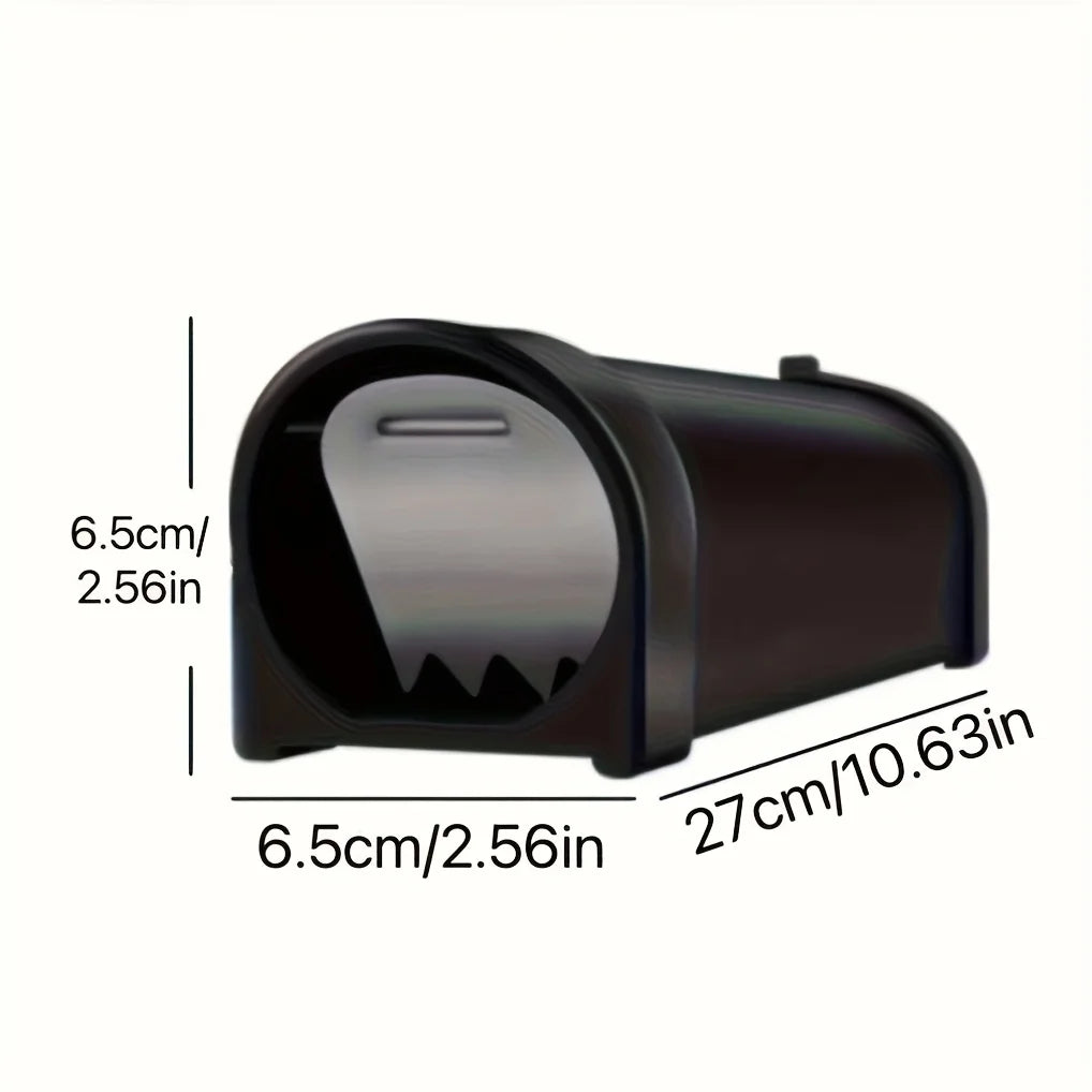 1pc Heavy-Duty No-Contact Mouse Trap - Indoor/Outdoor Rodent Control with One-Touch Operation, Fast-Acting Mechanism