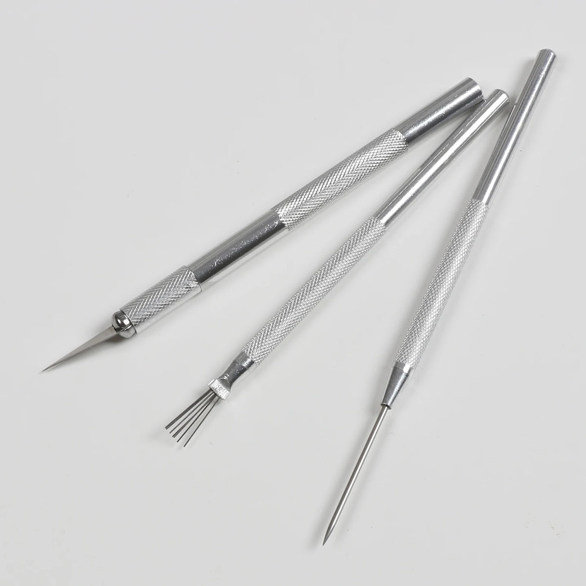 Wood and Metal Pottery Detailing Tools, 8-Piece Set
