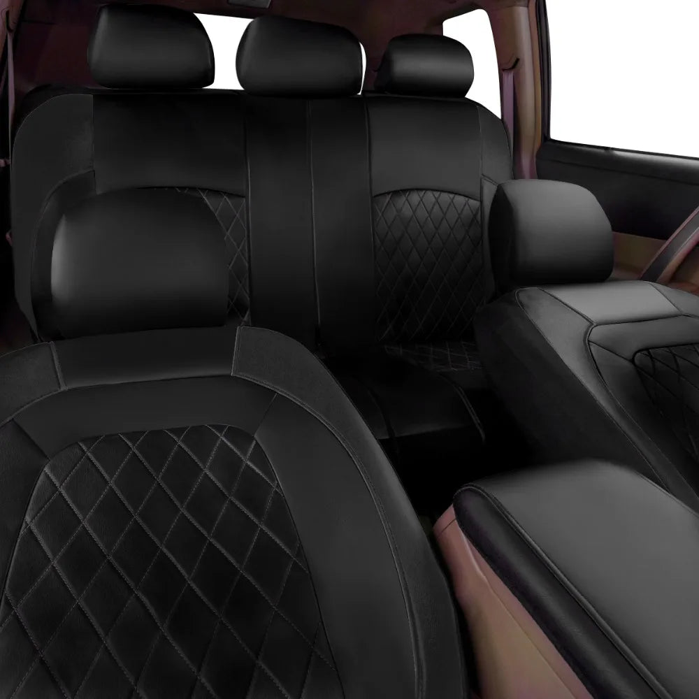 SEAMETAL Wrapped Car Seat Cover Full Surrounded  Vehicle Seat Cushion Anti Scratch Car Seat Protector Universal for Sedan Suv