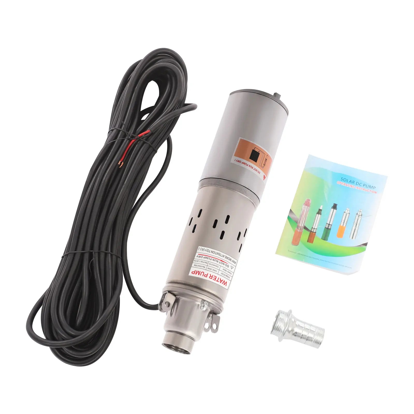 Stainless Steel 12V Submersible Water Pump 180W 263GPH 30m Lift