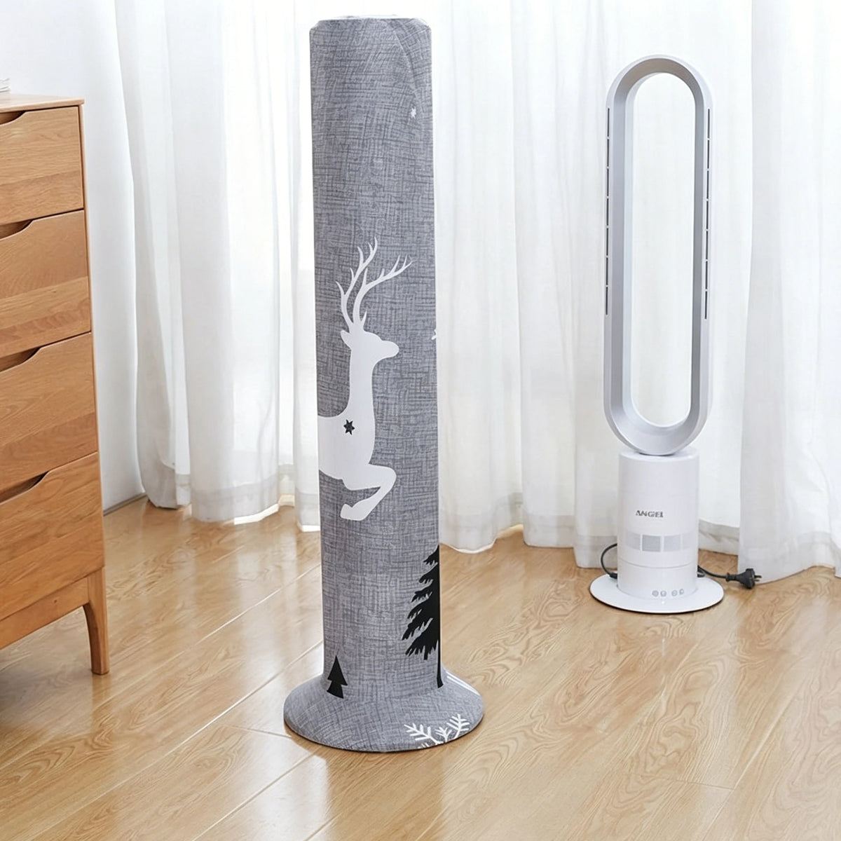 Housse anti-poussière pour ventilateur tour - Options de taille