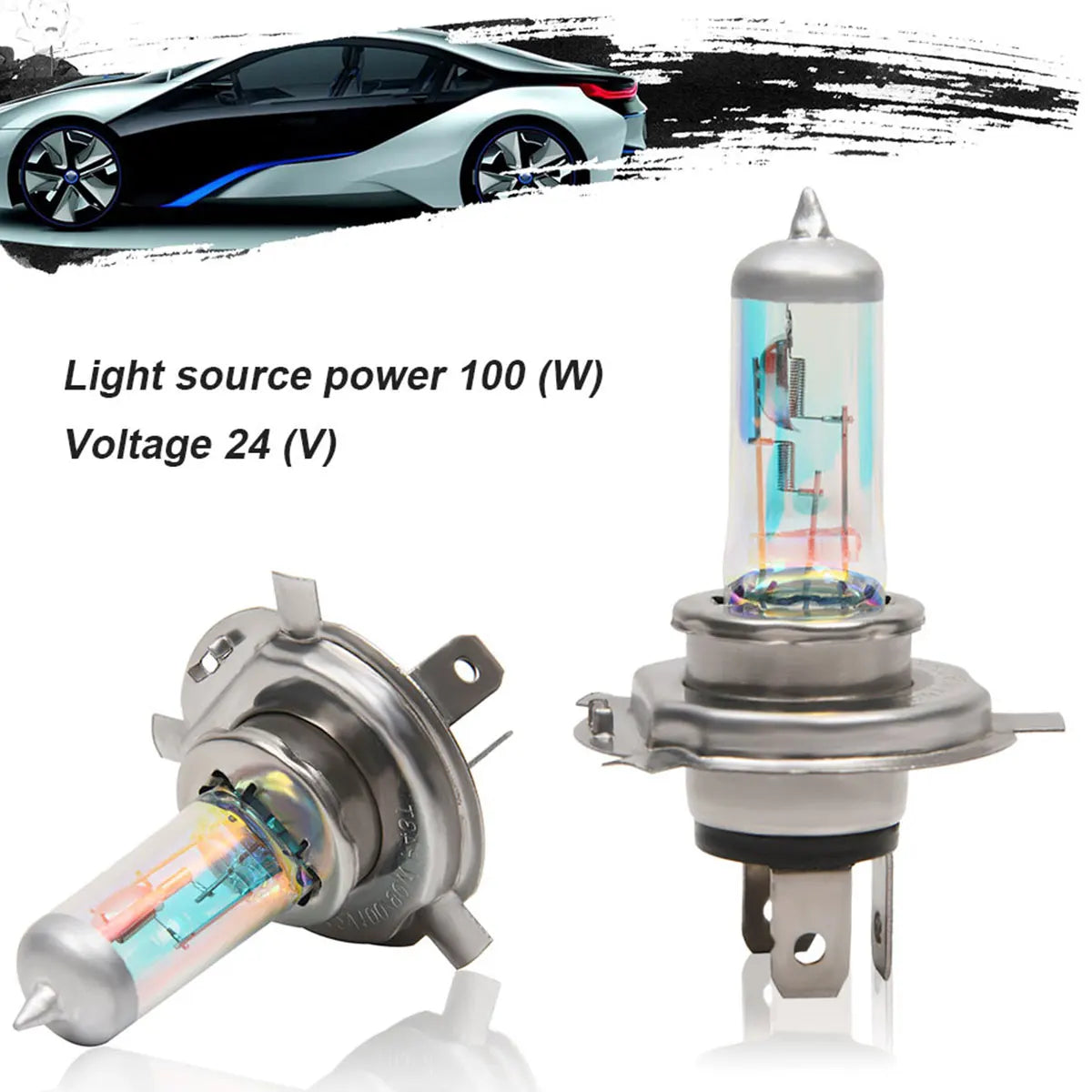 Vehicle Bulbs: H4 Headlight or Interior Set