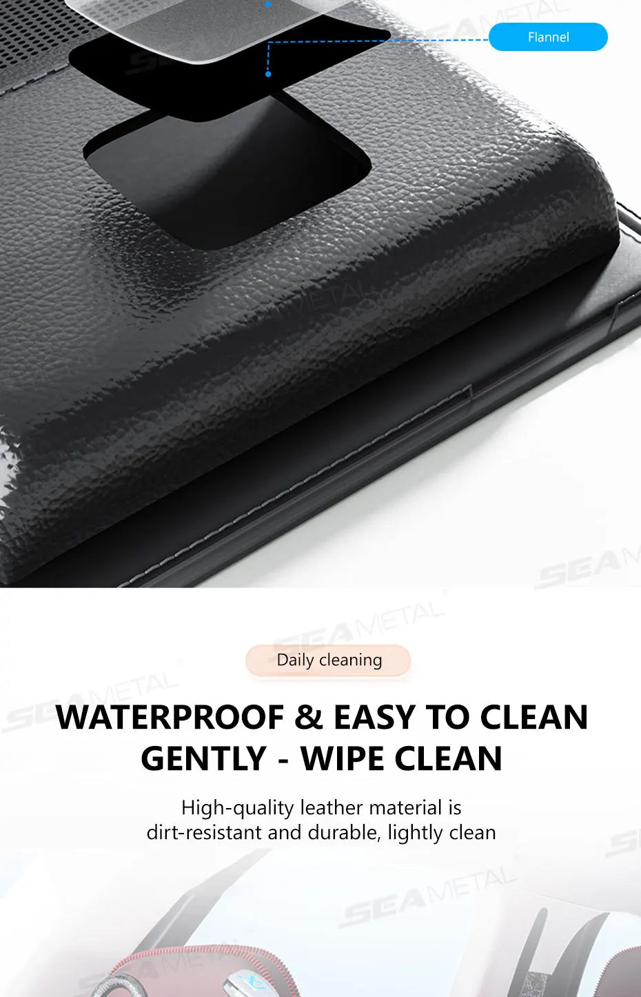 SEAMETAL Car Trunk Organizer Multi-Pocket Backseat Hanging Storage Bag Waterproof Car Storage Pocket Universal for Suv Truck Mpv