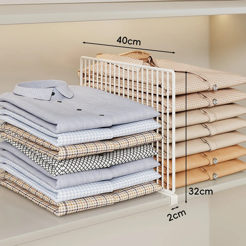 Adjustable Metal Wardrobe Shelf Dividers