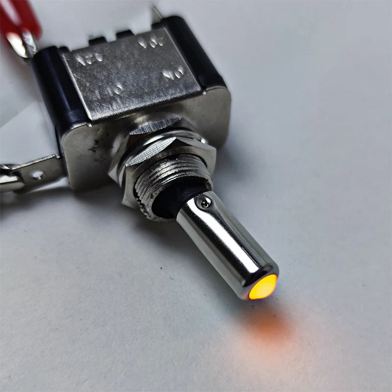 Interruptor basculante LED de 12 V, com escolha da cor do indicador