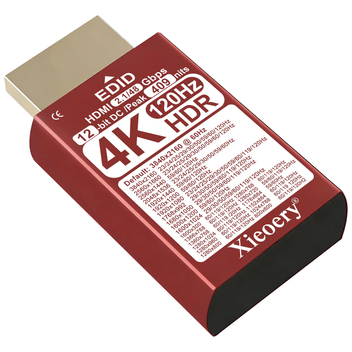 X-16 HDMI EDID Emulator for Headless PCs