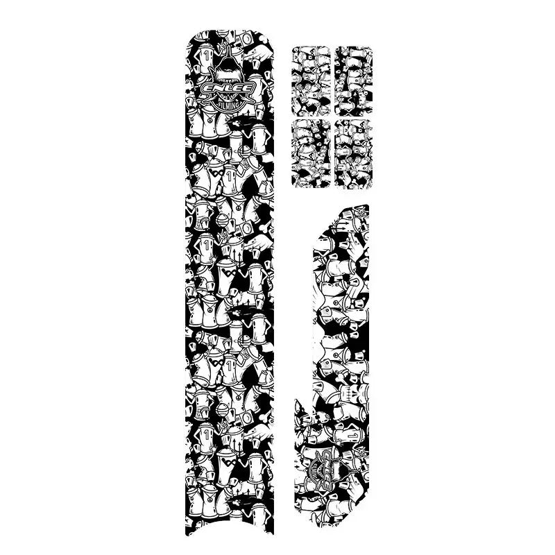 ENLEE Bicycle Frame Protection Sticker MTB Removable Bike Down Tube Anti-Scratch Sticker Tape Protector Cycling Accessories 