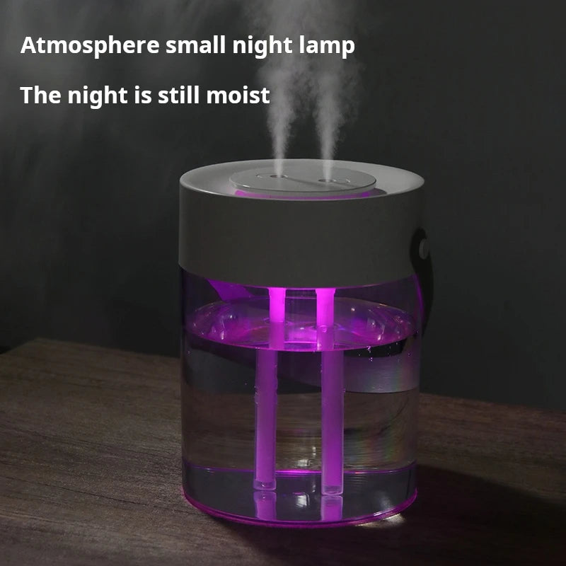 3 L USB Ultrasonic Humidifier with Dual Mist Outlets