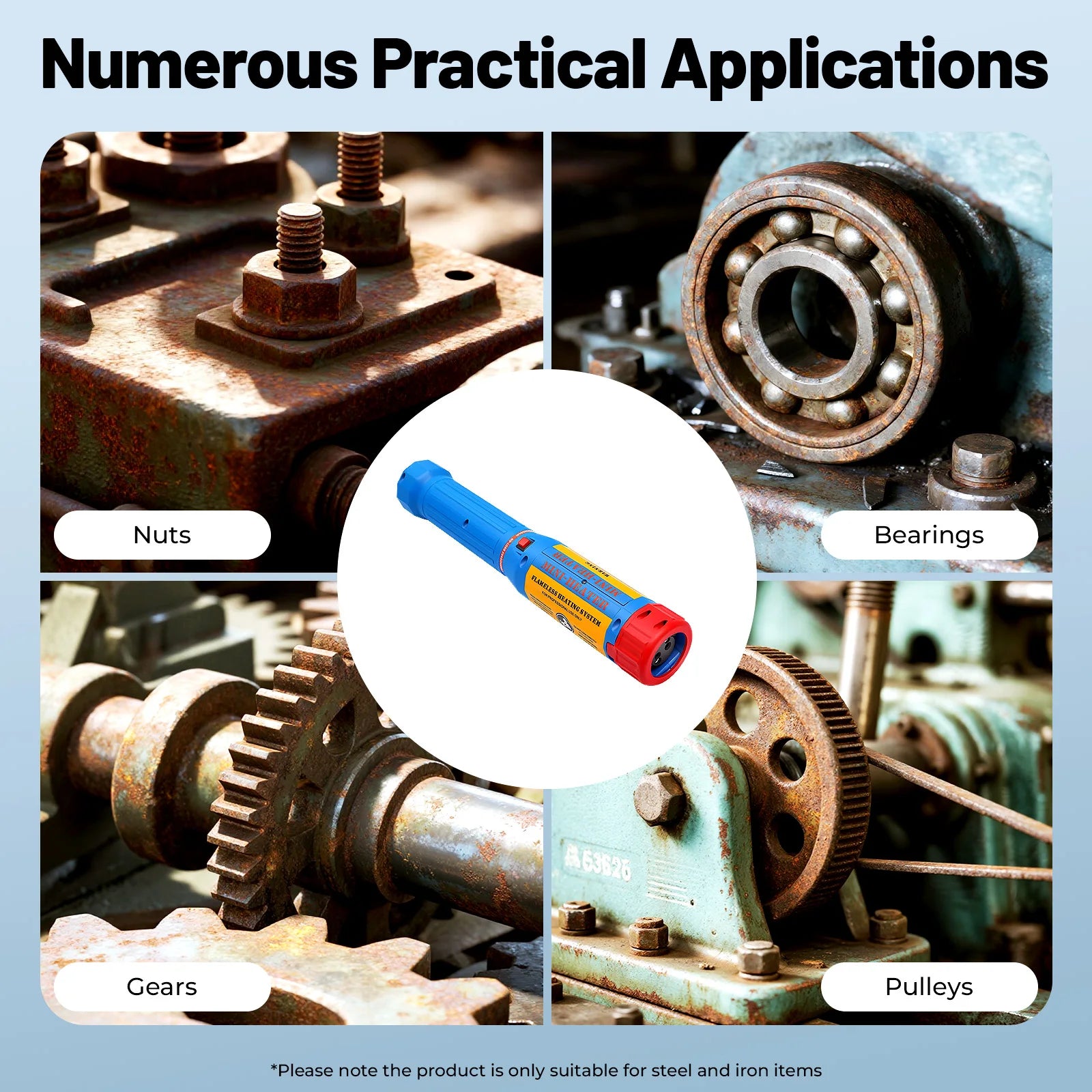Hızlı Civata ve Vida Sökme için Manyetik İndüksiyon Isıtıcı Kiti