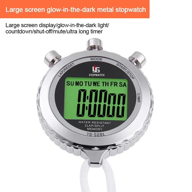 Digital Sports Stopwatch, Backlight Options