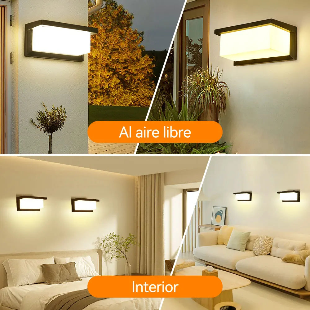 Lampada da parete LED da 25 W, 245 × 83 mm