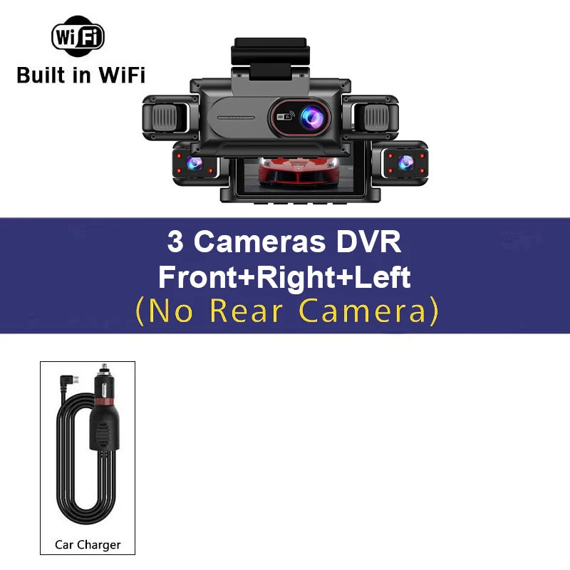 Wi-Fi Multi-Lens Dash Camera - VI64 Options