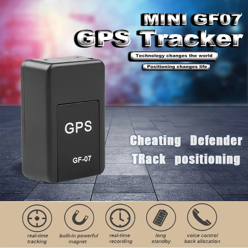 GF07 Tracker Strong Magnetic Car Vehicle Tracking Anti-lost Anti-theft Device Mini Portable Precise Positioning GPS Locator 