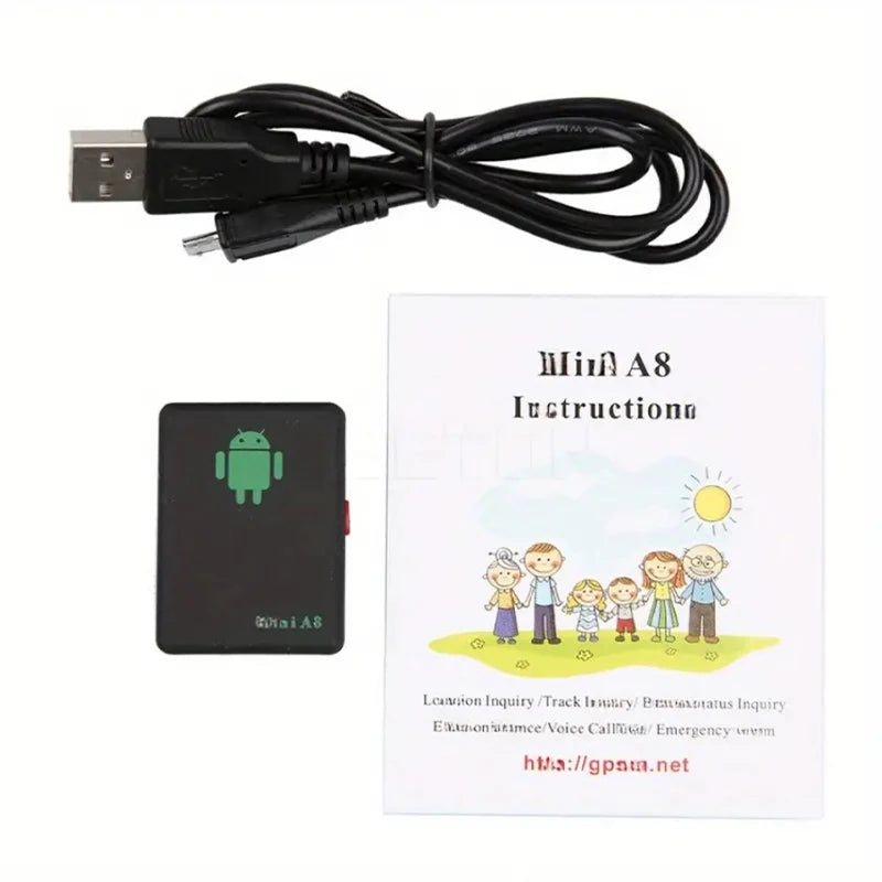 A8 Mini GPS Tracker for Car, Keys & Wallet – Real-Time Tracking Device