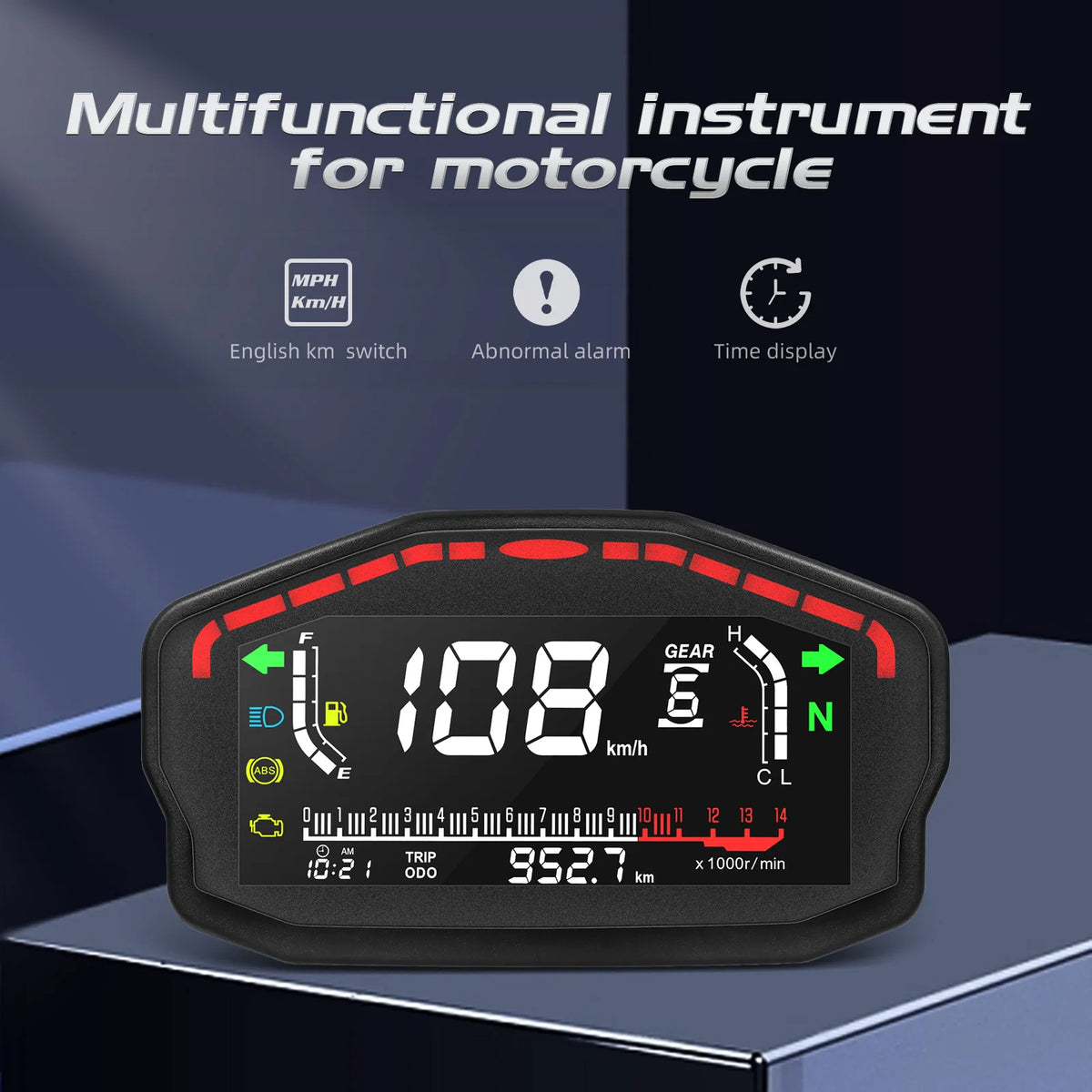 Opzioni di strumento digitale e staffa di montaggio per moto