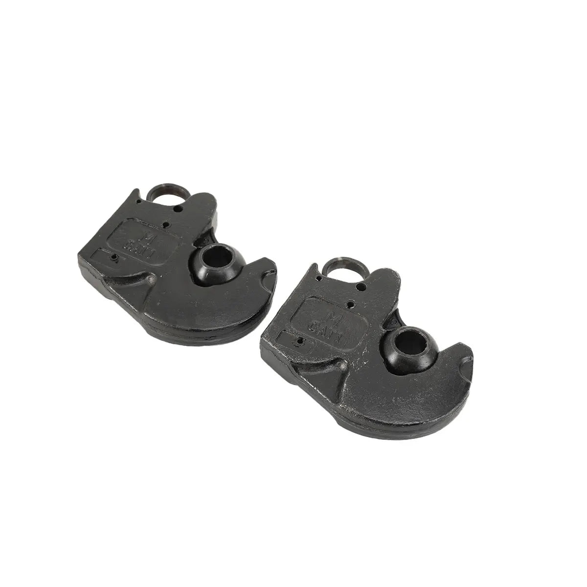 2-Pack CAT I Lower Link Quick Hitch Hooks with Balls for 60-120 HP Tractor 36MnCr5 Steel 7.5 Kg Each - Agricultural Tractor Hitch System 2-Pack CAT I Lower Link Quick Hitch Hooks with Balls – 60–120 HP Tractor 36MnCr5 Ste