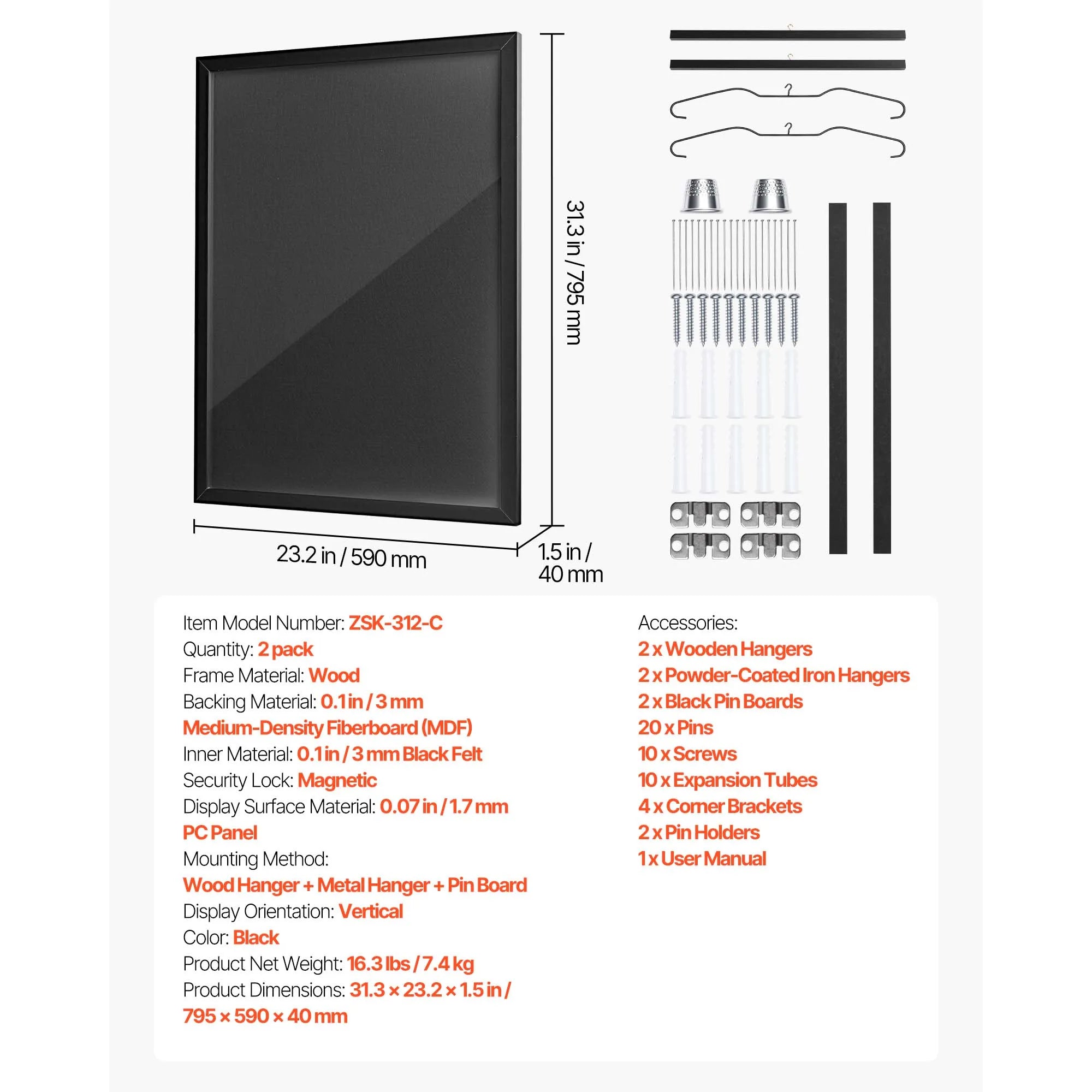 SucceBuy okvir za prikazovanje dresov, leseni okvir za dres z sencnim škatlom za športe z 98% UV zaščito PC plošče in obešalnik za baseball, košarko, hokej, majico, športno uniformo