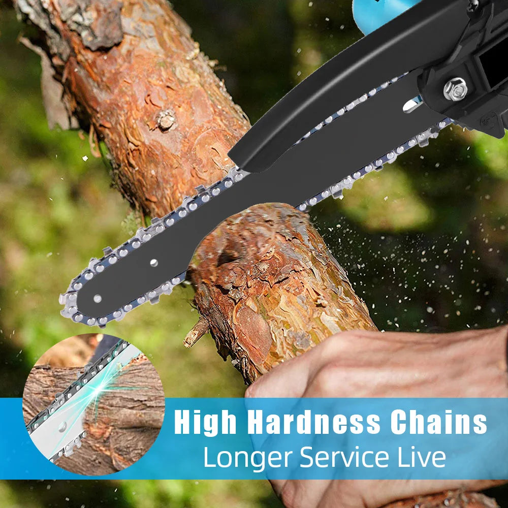 6 Inch Electric Chain Saw Handheld Portable Cutter