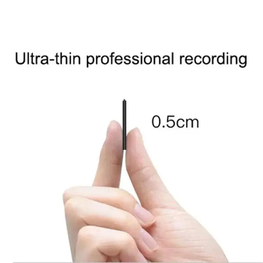 Ultra-Thin Professional Mini Voice Recorder Sound Activated Dictaphone HD Noise Reduce Recording Portable MP3 Player Spy-shop.com