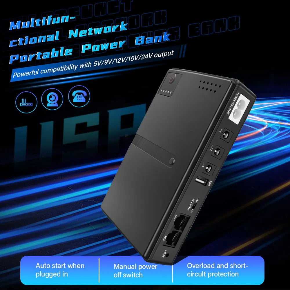 Mini Router UPS - Batteries Not Included