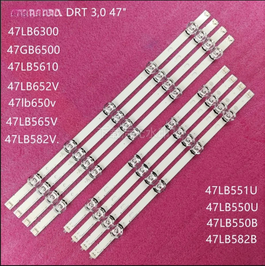 Conjunto de tiras de retroiluminação LED para TV para modelos LB/LF de 47 polegadas