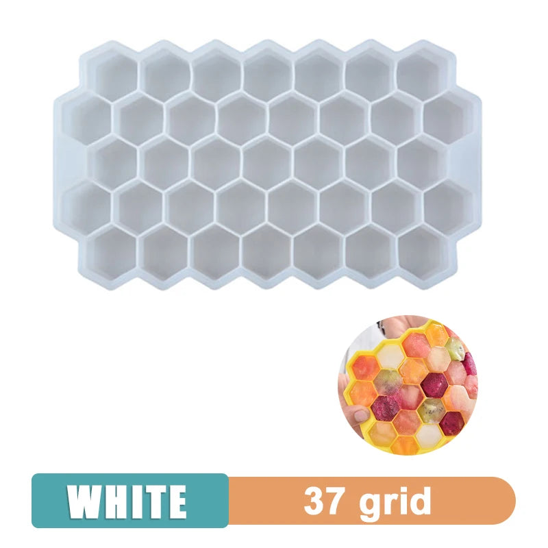 4/6/8/15 Grid Big Ice Tray Mold Giant Jumbo Large Food Grade Silicone Ice Cube Square Tray Mold DIY Ice Maker Ice Cube Tray 